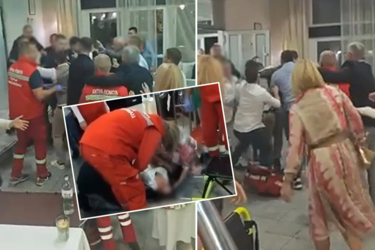 Ekskluzivni snimak haosa na svadbi! Ova žena je započela masovnu tuču u Gornjem Milanovcu