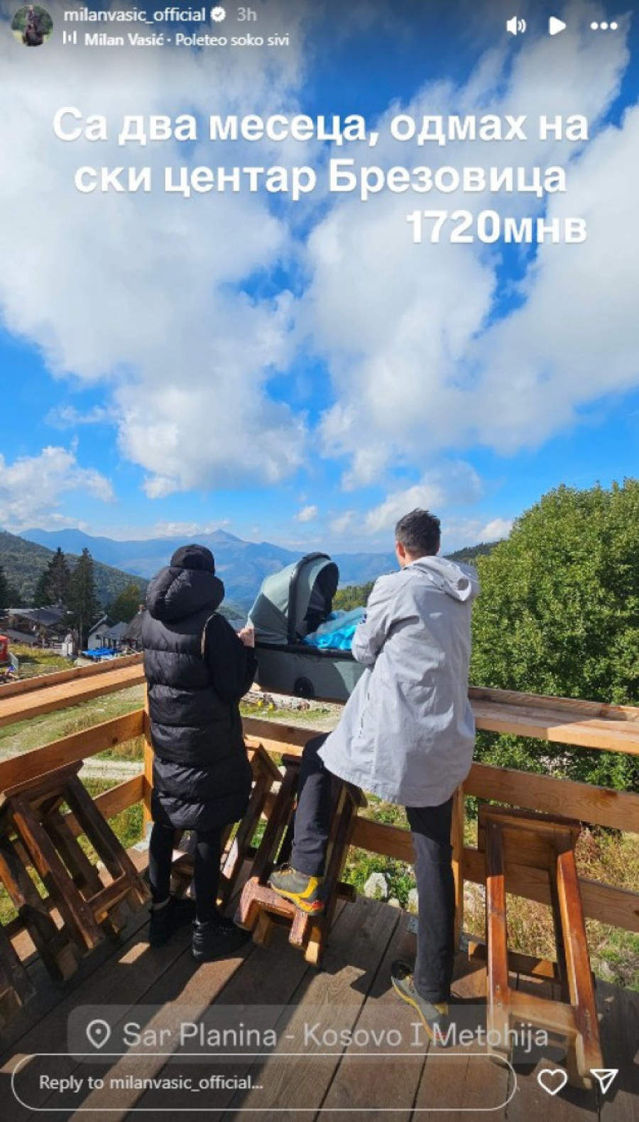 Milan Vasić odveo sina na Šar planinu: Evo kako se tamo provode! (FOTO)