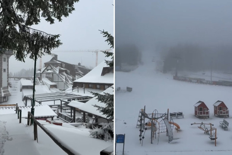 Snežna idila: Sneg prekrio i Zlatar (FOTO)
