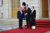 Vučić zahvalio kralju Frederiku i kraljici Meri na dočeku u Kopenhagenu