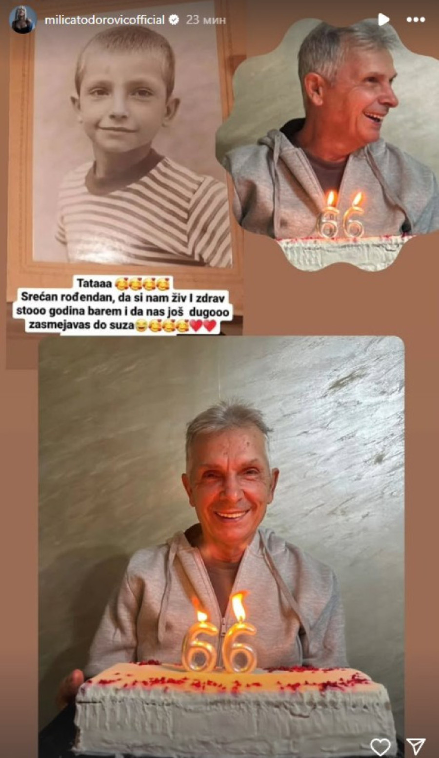 Slavlje u porodici Milice Todorović: Da si nam živ i zdrav! (FOTO)