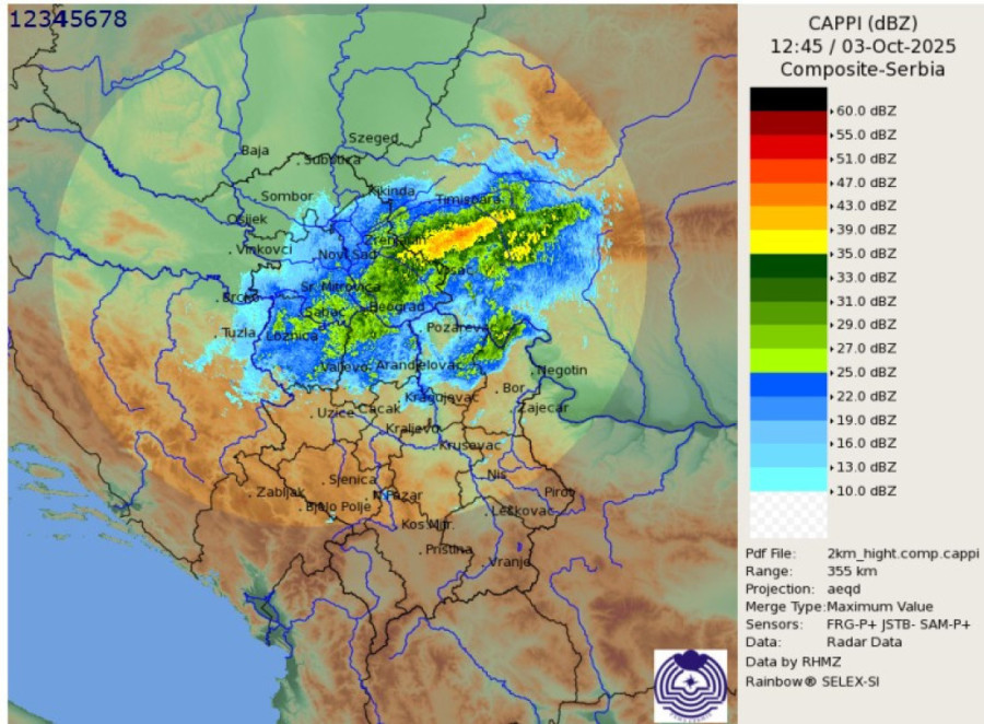 Upravo stigla vremenska prognoza! Ovo nas čeka do kraja dana i nije samo kiša