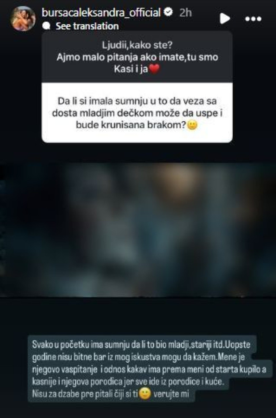 "Bilo je sumnji..." Trudna Aleksandra Bursać bez dlake na jeziku o ljubavi s 10 godina mlađim!