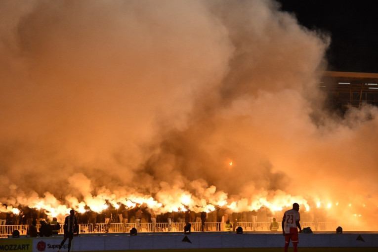 Večite stigle kazne FSS-a: Topovski udar ispraznio tribine Partizana i Zvezde