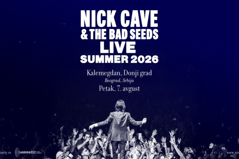 Nick Cave & The Bad Seeds posle devet godina ponovo u Beogradu 7. Avgusta 2026. Kalemegdan, Donji grad