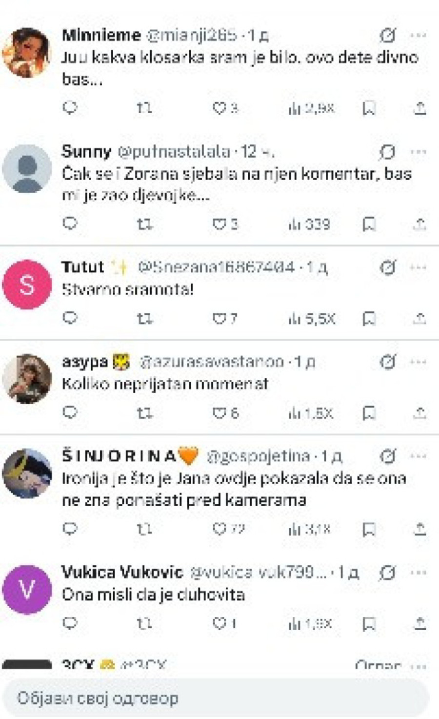 "Klošarka, sram je bilo!" Janu Todorović rastrgli na mrežama zbog ponižavanja ćerke: Pijandura