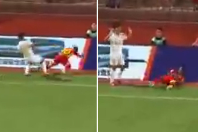 UZNEMIRJUĆ VIDEO! Samjuelu pukao vrat na meču u Kini