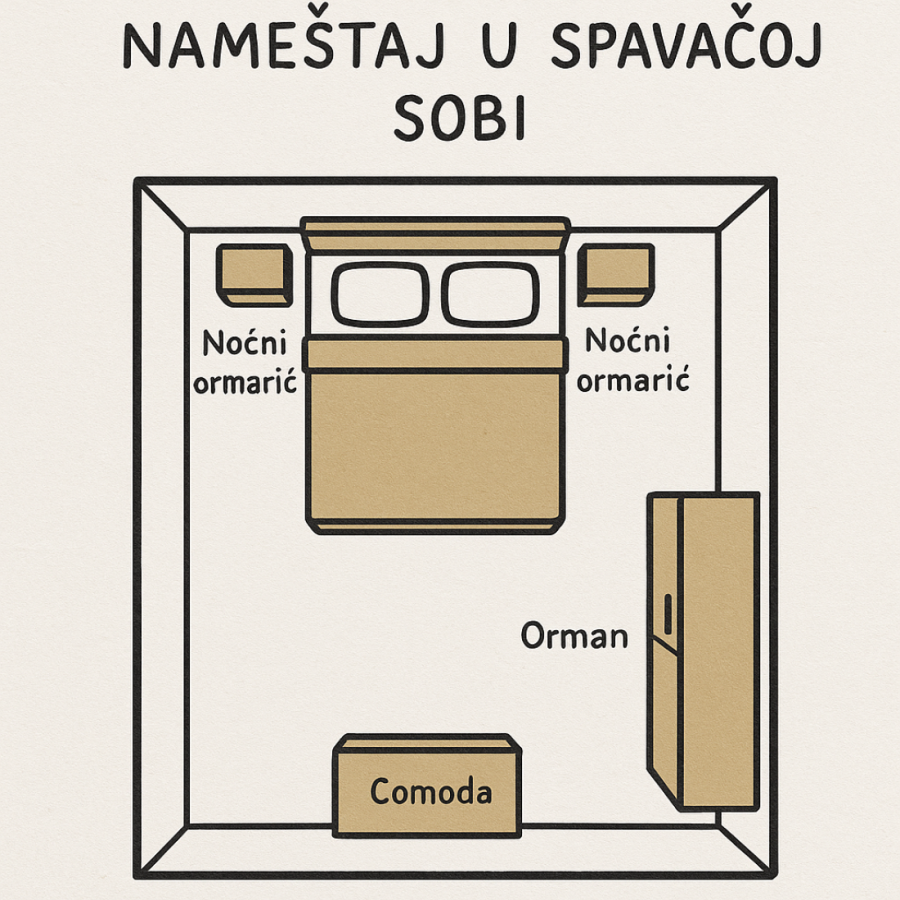 Saveti kako optimalno rasporediti nameštaj u spavaćoj sobi
