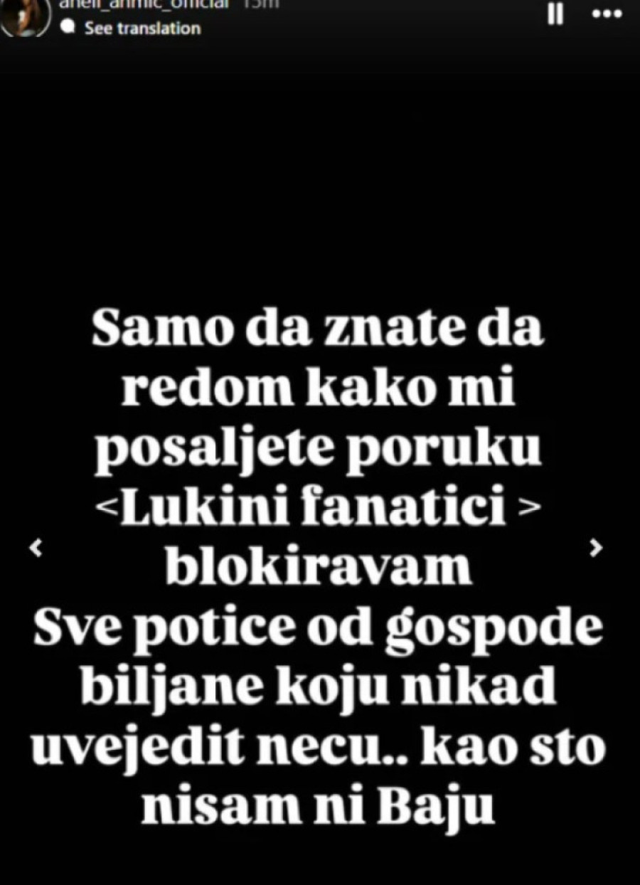 Aneli Ahmić optužuje Lukinu majku za haos: Sve od nje potiče, ali nećete mi krojiti život!