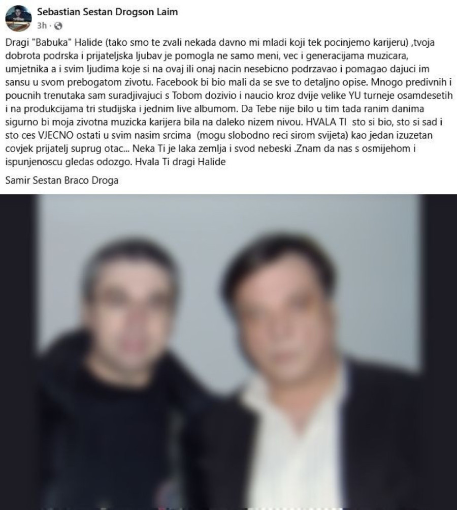 Bešliću je radio "Ljiljane", pesmu "Okuj me care", pa se teška srca oprostio od njega: Babuka, hvala ti