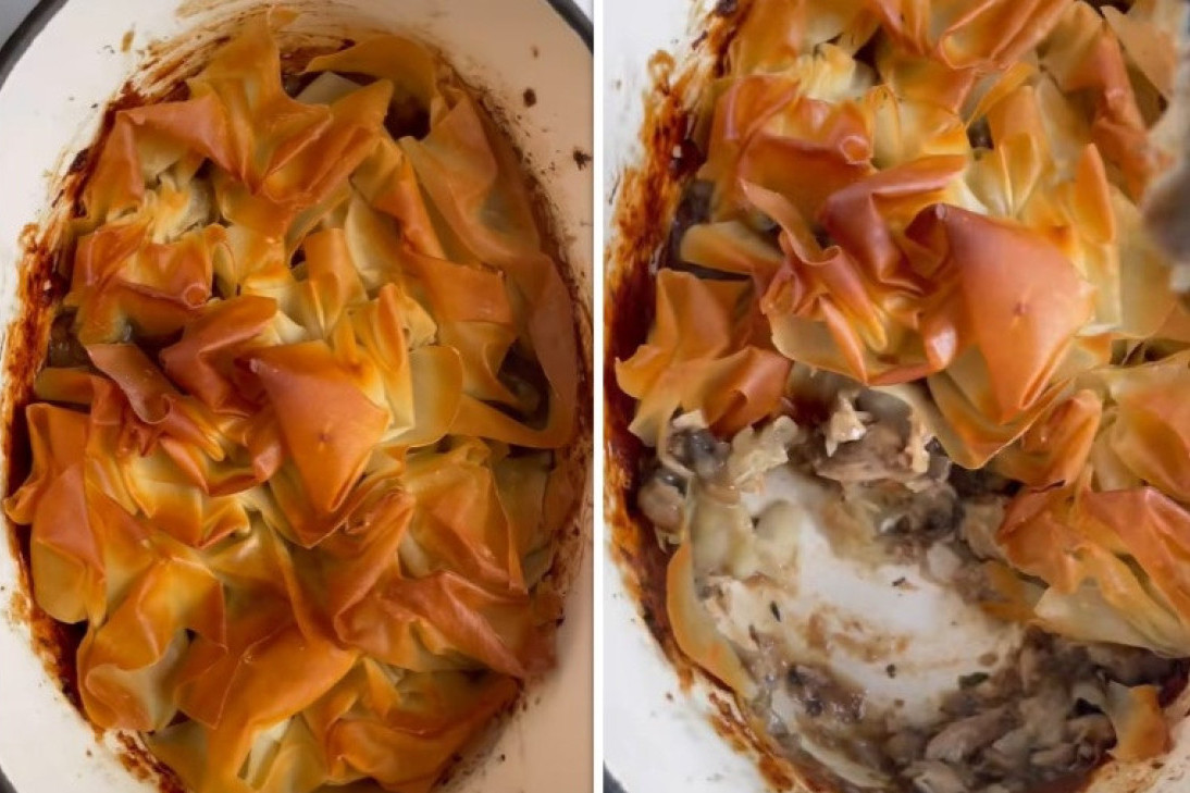 Recept dana: Tart sa pečurkama i mesom je domaće zasitno jelo koje izgleda kao iz restorana