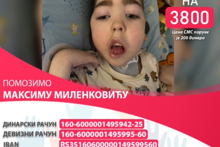 Mali heroj Maksim iz Niša i dalje vodi bitku za život! Majka ima molbu za sav dobri narod Srbije! (FOTO)