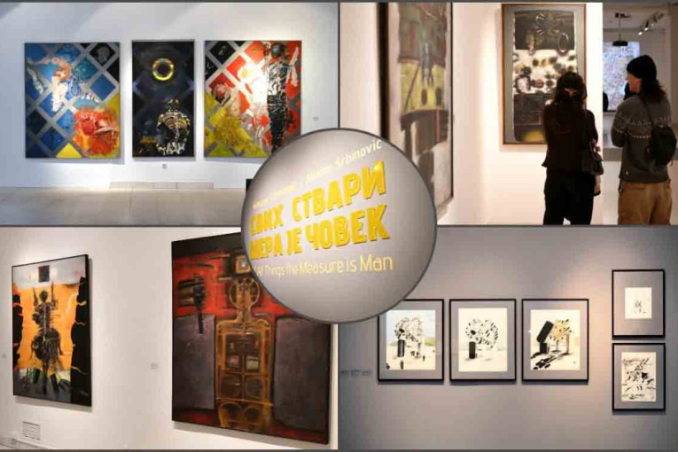 Dela Mladena Srbinovića u Galeriji SANU: Presek rada čuvenog umetnika, ali i presek jednog vremena (FOTO)