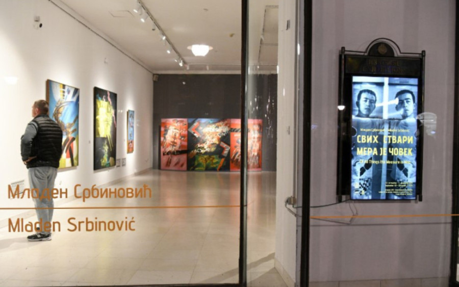 Dela Mladena Srbinovića u Galeriji SANU: Presek rada čuvenog umetnika, ali i presek jednog vremena (FOTO)