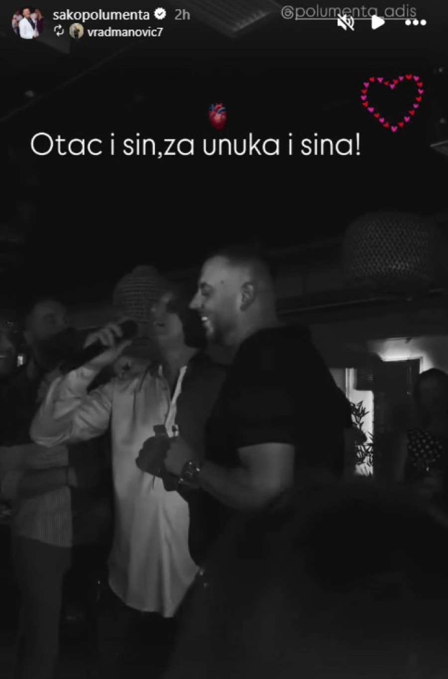 Šako Polumenta dobio šesto unuče! Podelio fotku snajke, pa joj se emotivno obratio