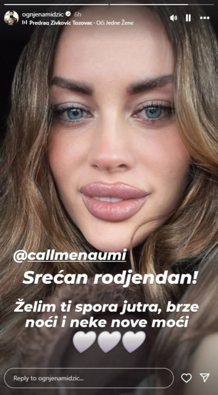 Slavlje u domu Amidžića: Ognjen čestitao supruzi Mini rođendan na ovaj način