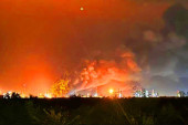 U mađarskoj rafineriji MOL izbio požar, čula se snažna eksplozija (VIDEO)