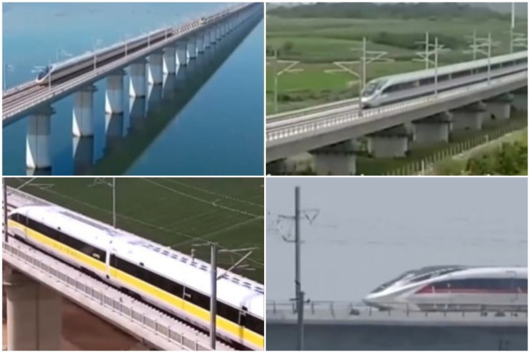 Munja na šinama: Kineski voz CR450 dostigao neverovatnih 453 kilometara na sat! (VIDEO)