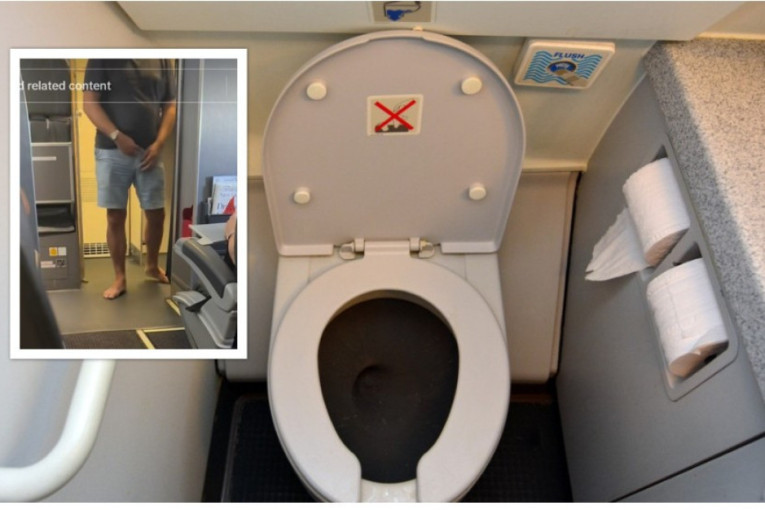 Snimila putnika kako izlazi iz toaleta u avionu, prizor je zgrozio mreže (VIDEO)