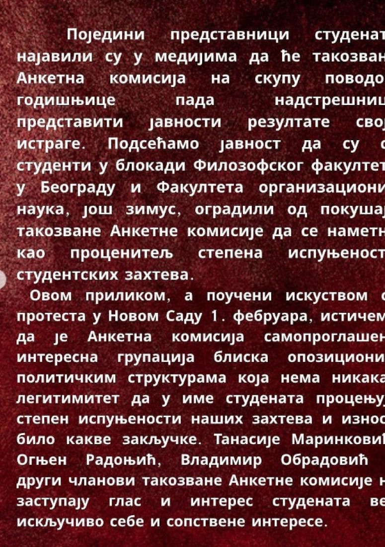 Rat među blokaderima do istrebljenja: Gruhonjićeva ekipa razotkrila Đilasovu lažnu komisiju, evo šta su mu poručili