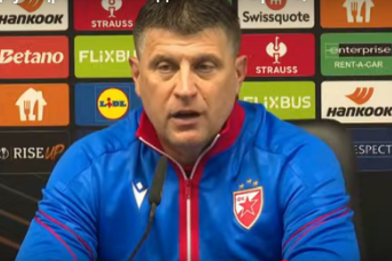 Milojević detaljno o povredi Arnautovića, a odgovorio je i da li je ovo najslabija partija Zvezde sa njim na klupi