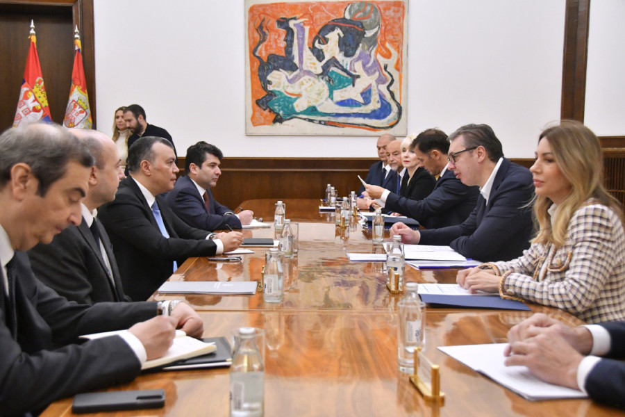 Vučić sa Babajevim: Srbija odlučna da nastavi da razvija saradnju sa Azerbejdžanom (FOTO/VIDEO)