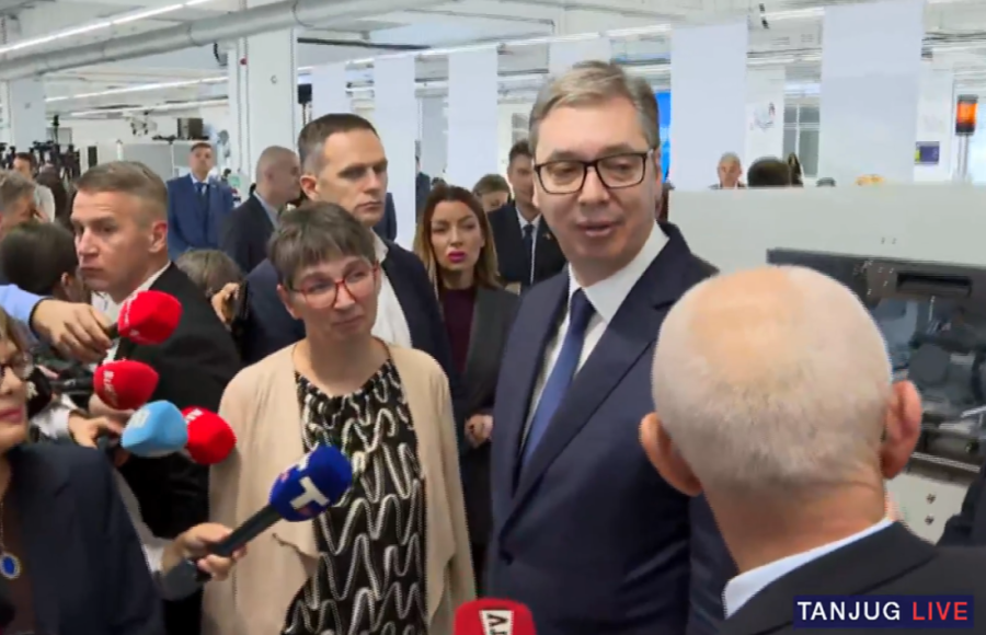 Otvorena fabrika kompanije Milbauer u Staroj Pazovi: Predsednik Vučić -  Ovo je jedan od kamena temeljaca moderne Srbije! (VIDEO)