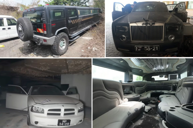 Bogatstvo zamrznuto u vremenu: Napušteni hotel skriva flotu luksuznih automobila (VIDEO)