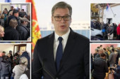 Kolone ljudi: Velika podrška i redovi za potpise za listu Aleksandra Vučića (FOTO)