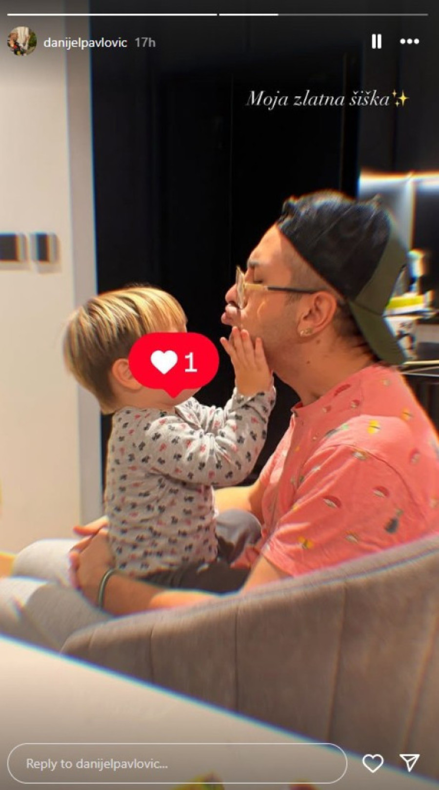 "Moja zlatna šiška!" Brat Marije Šerifović podelio emotivnu fotku s malim Mariom