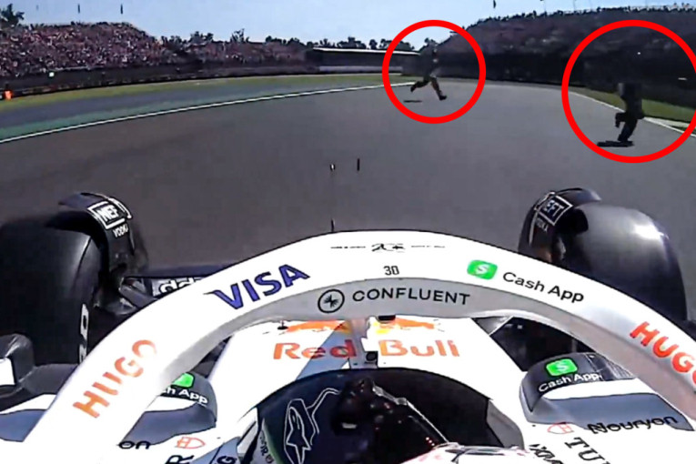 Vozač Formule 1 u šoku: Mogao sam da ubijem redare koji su pretrčavali stazu (VIDEO)