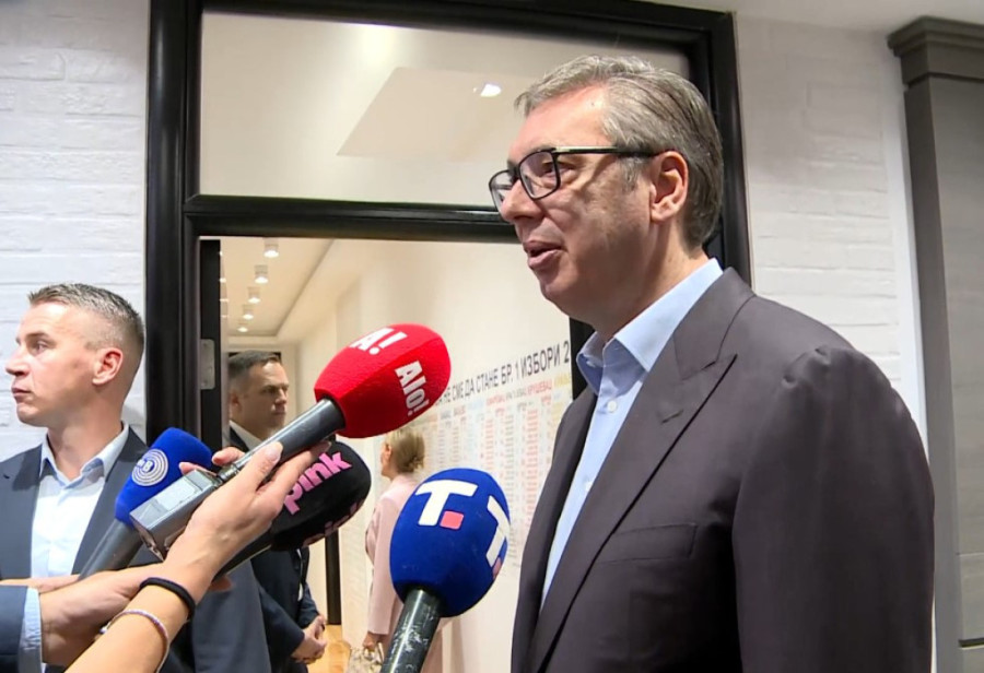 Vučić o novom istraživanju: Studentsko-blokaderska lista prvi put u padu