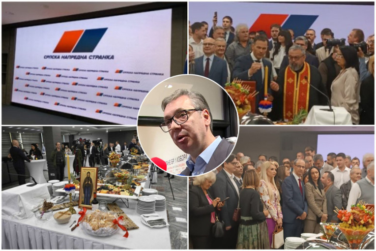 SNS obeležava slavu Svetu Petku, stigao i predsednik Vučić: "Srbija je sačuvala mir i stabilnost" (FOTO/VIDEO)