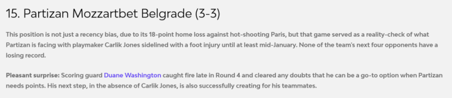 Evroliga napravila presek stanja: Zvezda znatno bolje plasirana od Partizana (FOTO)