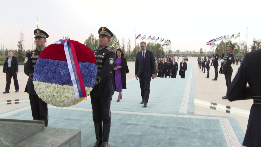 Vučić u zvaničnoj poseti Uzbekistanu: Sastao sa predsednikom Mirzijojevim (FOTO/VIDEO)