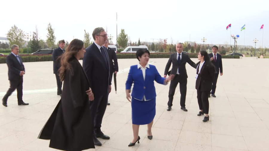 Vučić u zvaničnoj poseti Uzbekistanu: Sastao sa predsednikom Mirzijojevim (FOTO/VIDEO)