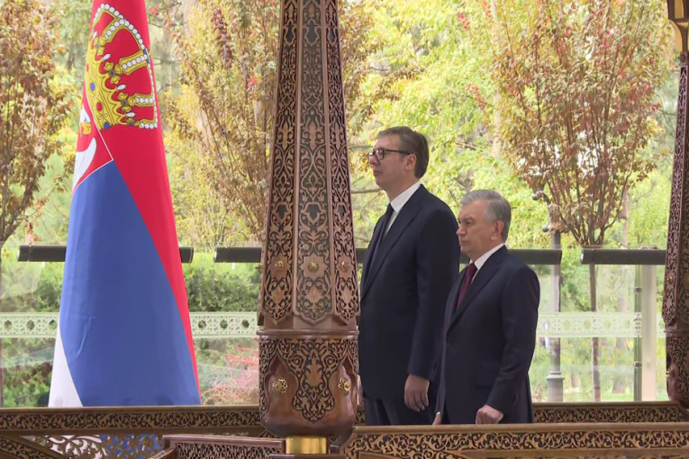 Vučić danas i sutra ugošćuje predsednika Uzbekistana Šavkata Mirzijojeva