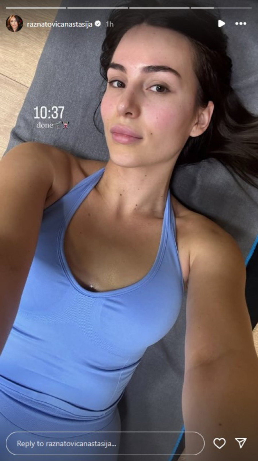Anastasija Ražnatović mokra do kože: Podelila jutarnju fotku!