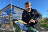 Nestvaran mural niče u selu Lipnica kod Čačka: Milan oslikava manastir Ježevica (FOTO)
