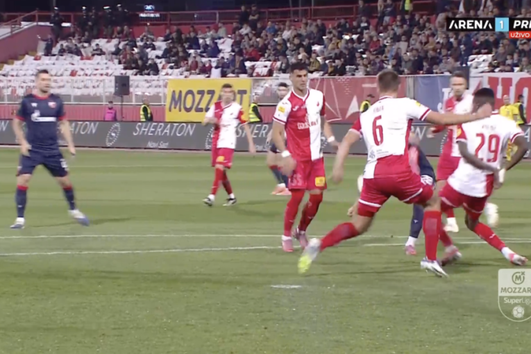 Poništen penal za Zvezdu u Novom Sadu! Da li su sudije u VAR sobi ispravno postupile? (VIDEO)