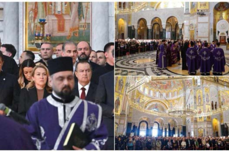 Pomolimo se, neka im Bog podari rajska naselja: Adrijana Mesarović posle pomena u Hramu Svetom Savi (FOTO)