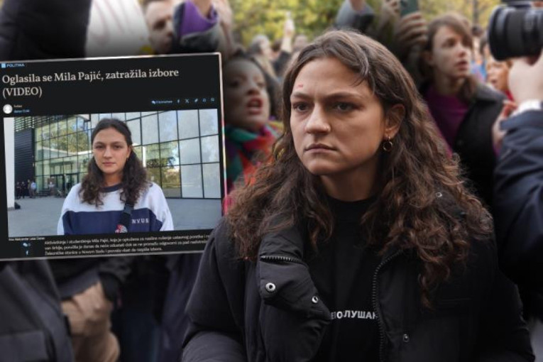 Bez trunke poštovanja! Mila Pajić na Dan žalosti za stradalima u padu nadstrešnice traži izbore (VIDEO)