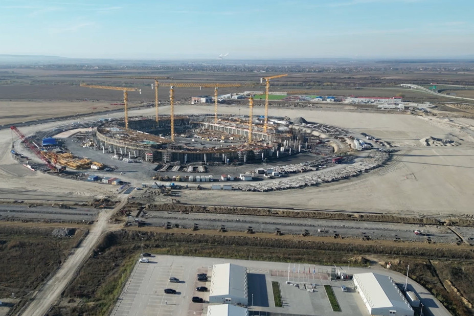 Samo dron može da snimi ogromno gradilište! Ovako izgleda Nacionalni stadion iz vazduha! (VIDEO)