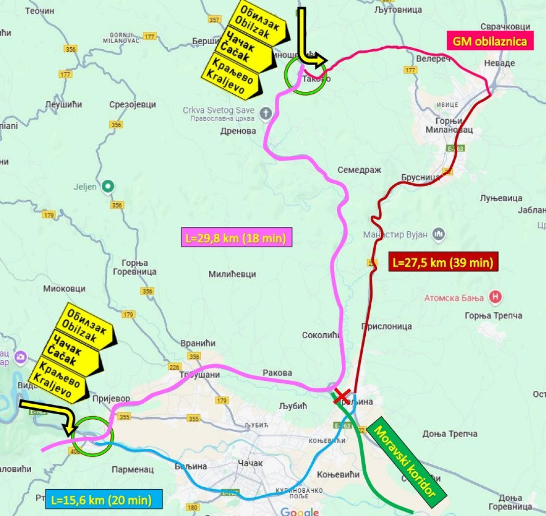 Spajaju se Moravski koridor i Miloš Veliki: Zbog izvođenja radova menja se režim saobraćaja - vozači, ovo morate da znate (FOTO)