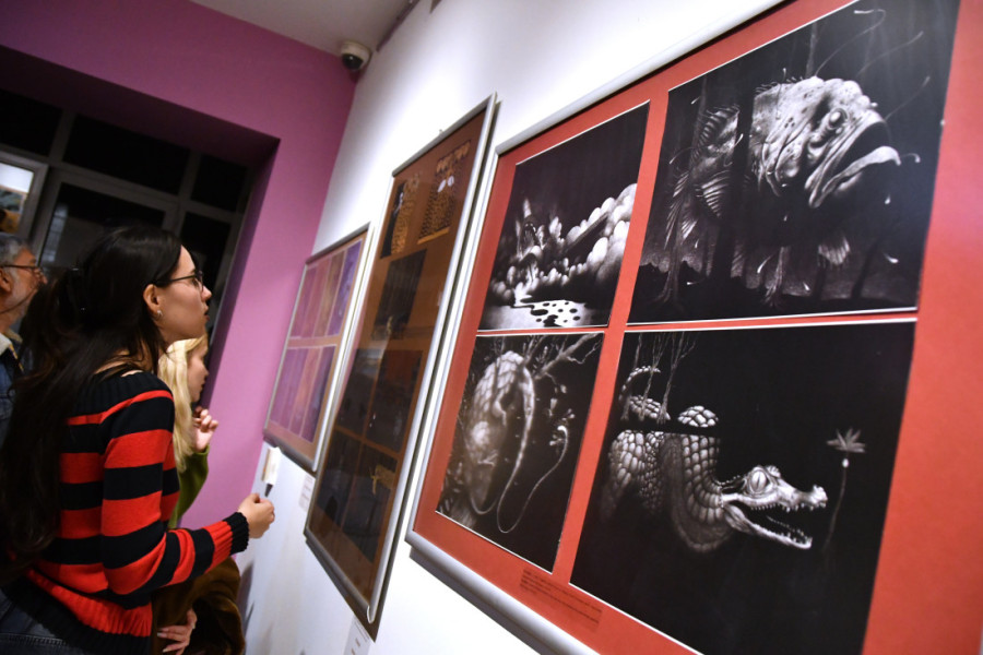 Magični svet ilustracija: Izložba "Zlatno pero Beograda" otvorena u Parobrodu (FOTO)