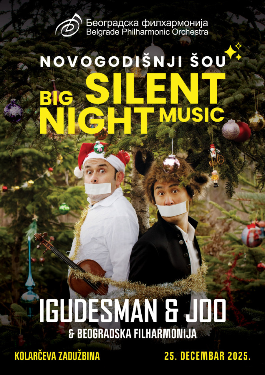 Novogodišnji šou Beogradske filharmonije: Očekuje vas urnebesan provod uz dve svetske zvezde (FOTO)