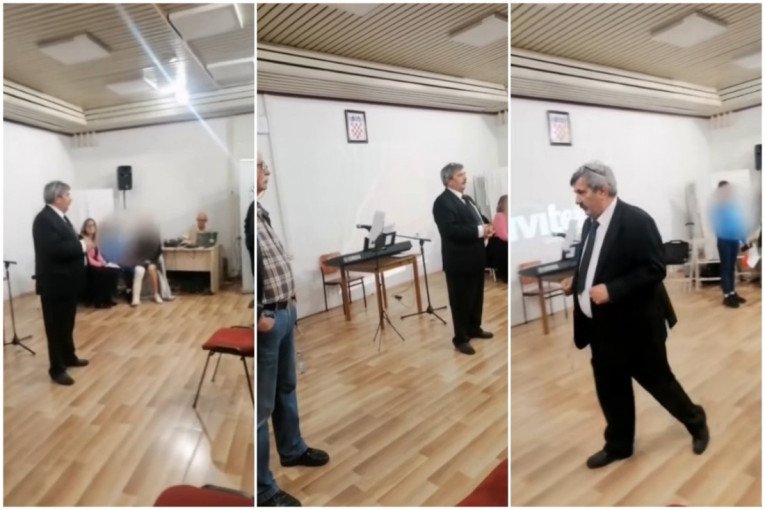 "Srpsko smeće!" Jeziv snimak upada ustaša na kulturno veče Srba u Splitu