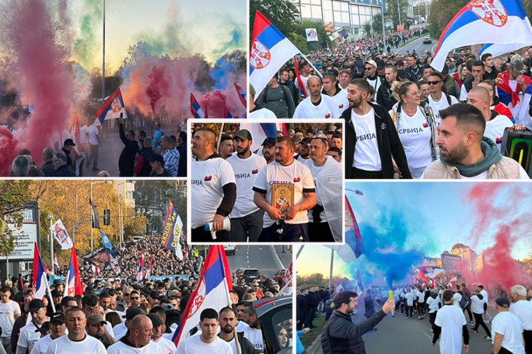 Narod ispred Skupštine: "Došli smo da podržimo našu braću sa KiM" (VIDEO)