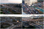 Kolaps na mostovima! Evo šta pokazuju kamere 24sedam u Beogradu