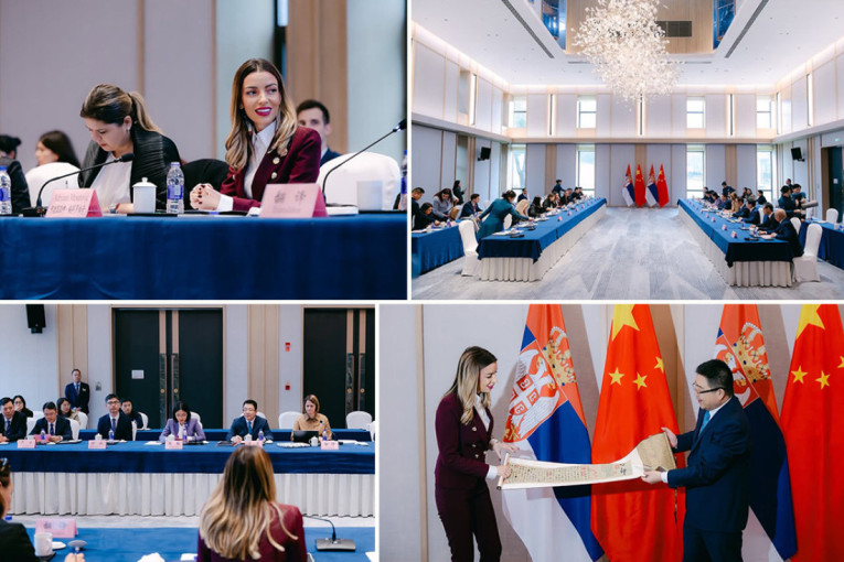 Mesarović sa predstavnicima provincije Kećao: Velike mogućnostima za saradnju, posebno u oblasti tekstilne industrije (FOTO)